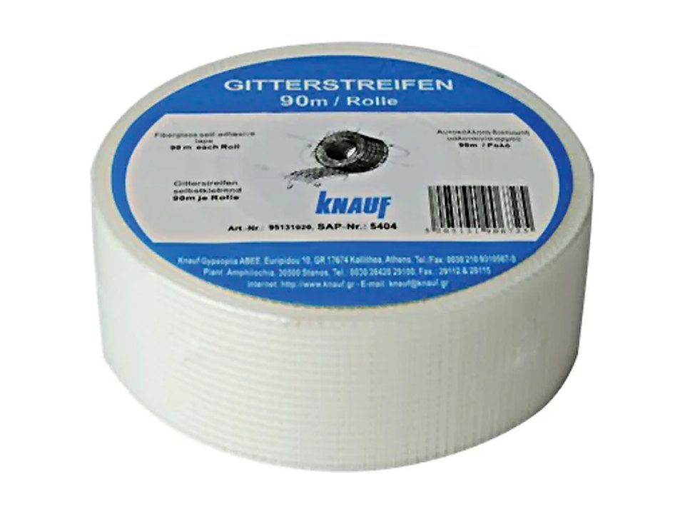 Knauf self-adhesive fibreglass mesh tape (Gitterstreifen), for sale in Paphos